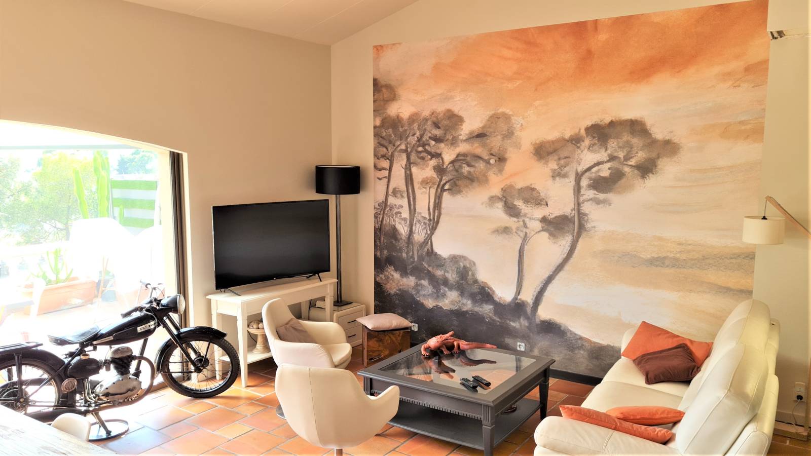 Séjour du duplex en vente à Bormes les Mimosas