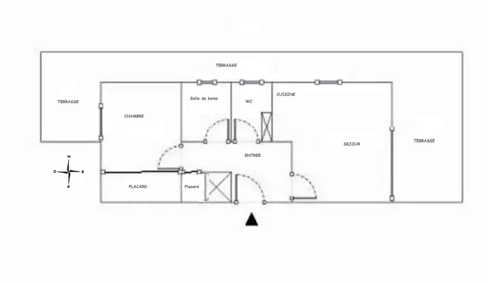 ESTIMEZ UN APPARTEMENT 2 PIECES 42m² - TERRASSES 46m² - PARKING- MARINA PORT DE BORMES