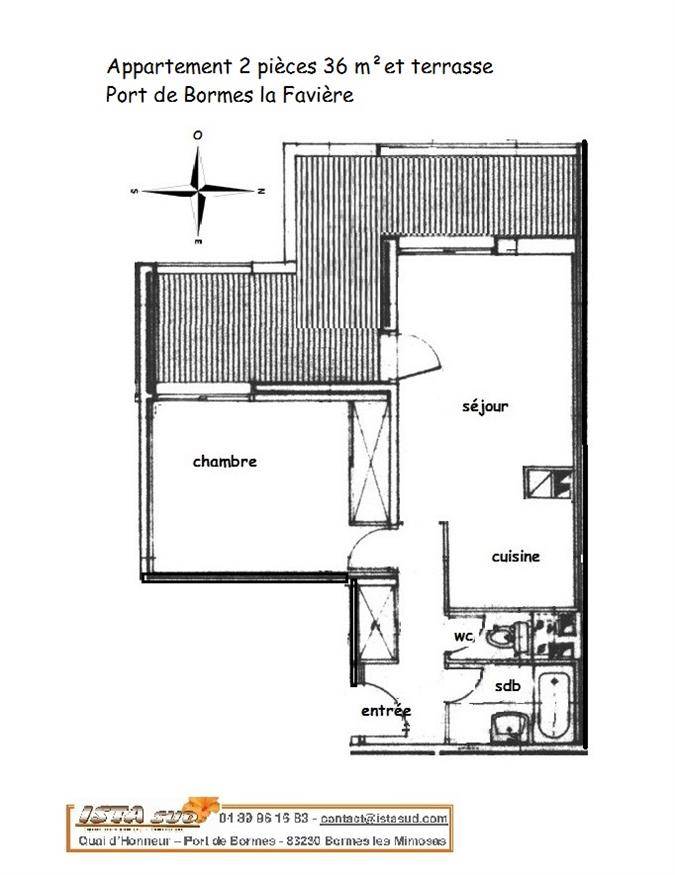 FAIRE ESTIMER APPARTEMENT 2 PIECES ET TERRASSES PORT DE BORMES