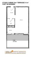 ESTIMATION GRAND STUDIO 25m² ET TERRASSE 20m² PORT DE BORMES LA FAVIERE