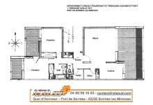ESTIMATION APPARTEMENT 3 PIECES 70m² T3 AVEC TERRASSE ET PARKING SUR LE PORT DE BORMES