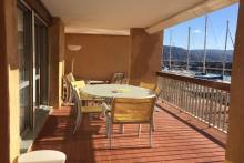 ESTIMATION PRIX m2 APPARTEMENT T4 TERRASSE VUE MER CAVE PARKING MARINA PORT DE BORMES LES MIMOSAS