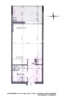 ESTIMATION D'UN STUDIO - CABINE 26m² - TERRASSE 7m² - MARINA DU PORT DE BORMES LA FAVIERE.